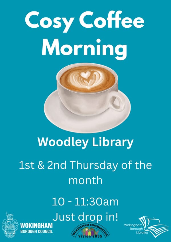 Woodley Library - Cosy Coffee Mornings