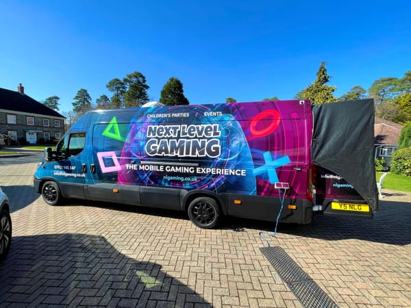 Gaming Party Bus - Reading Area - Kids Gaming Parties.